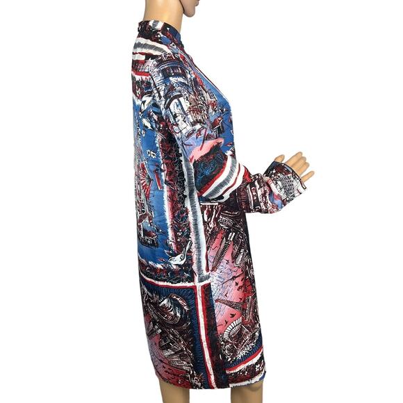 Jean Paul Gaultier September Premieres Dress Mandarin Collar Size 40 - Picture 3 of 13